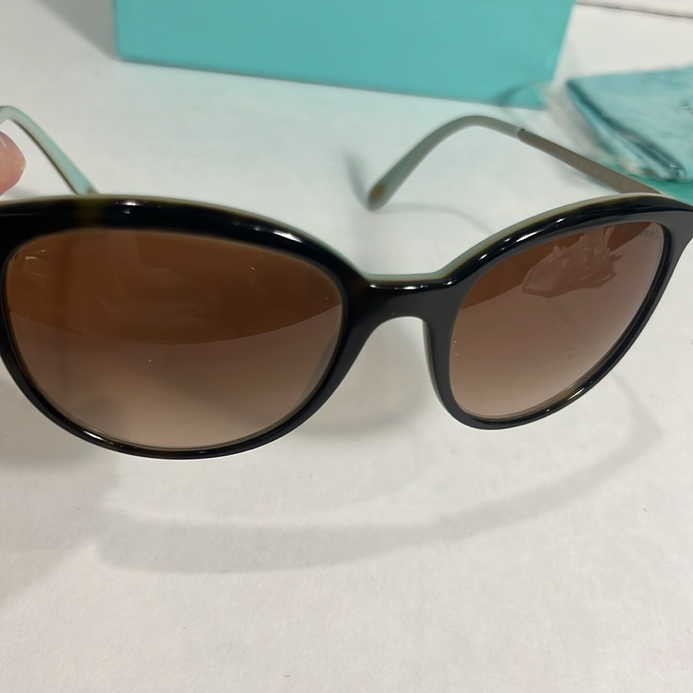 Tiffany & Co. Black Cat-Eye Sunglasses - Picture 3 of 13